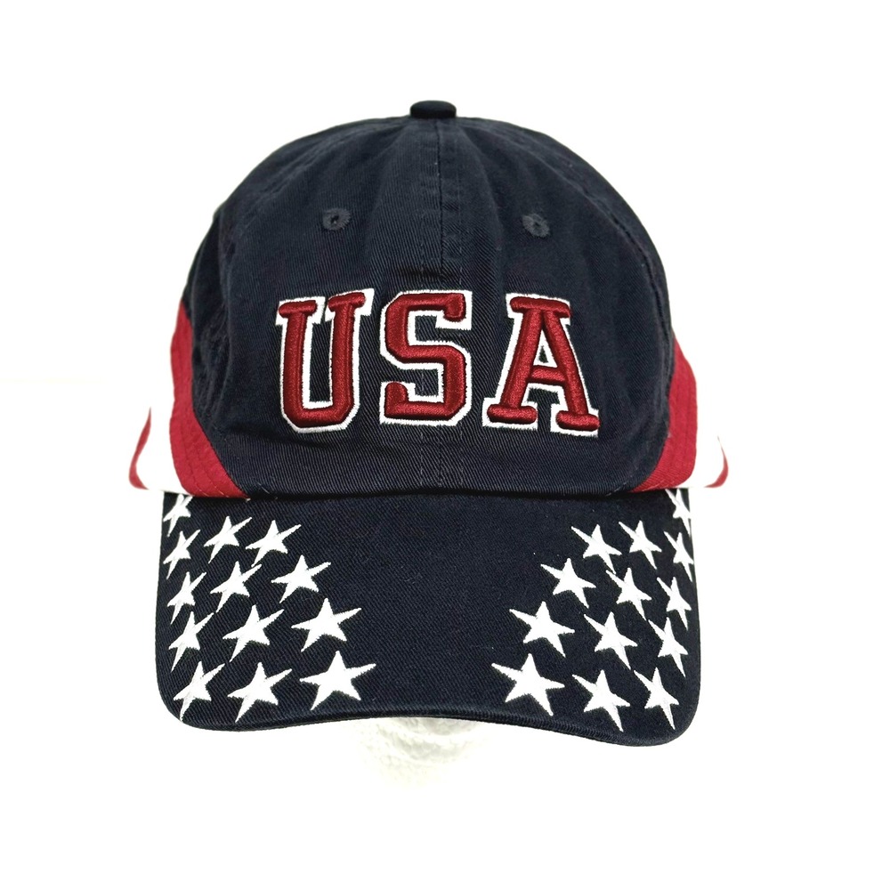 USA Flag United State of America Star Stripe Trucker Baseball Adjustable Cap Hat